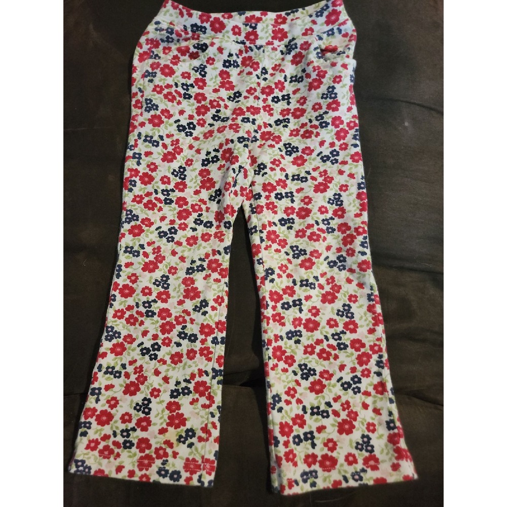 Gymboree cherry cute floral leggings 3t‎